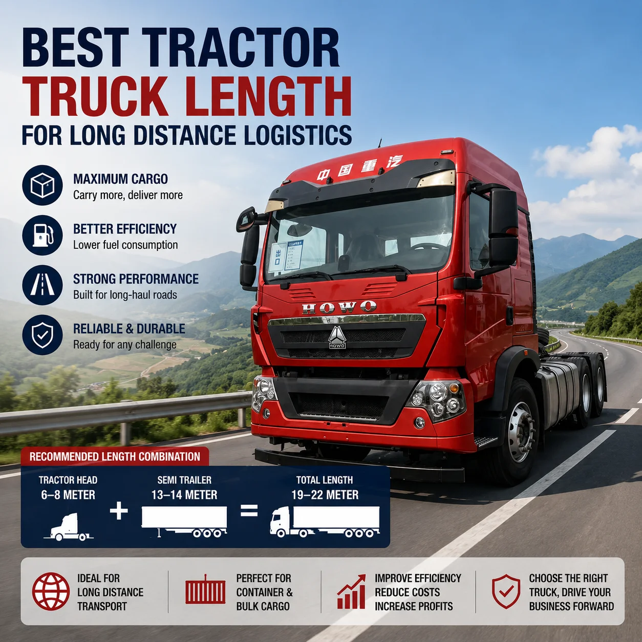 Panjang Traktor Terbaik untuk Logistik Jarak Jauh